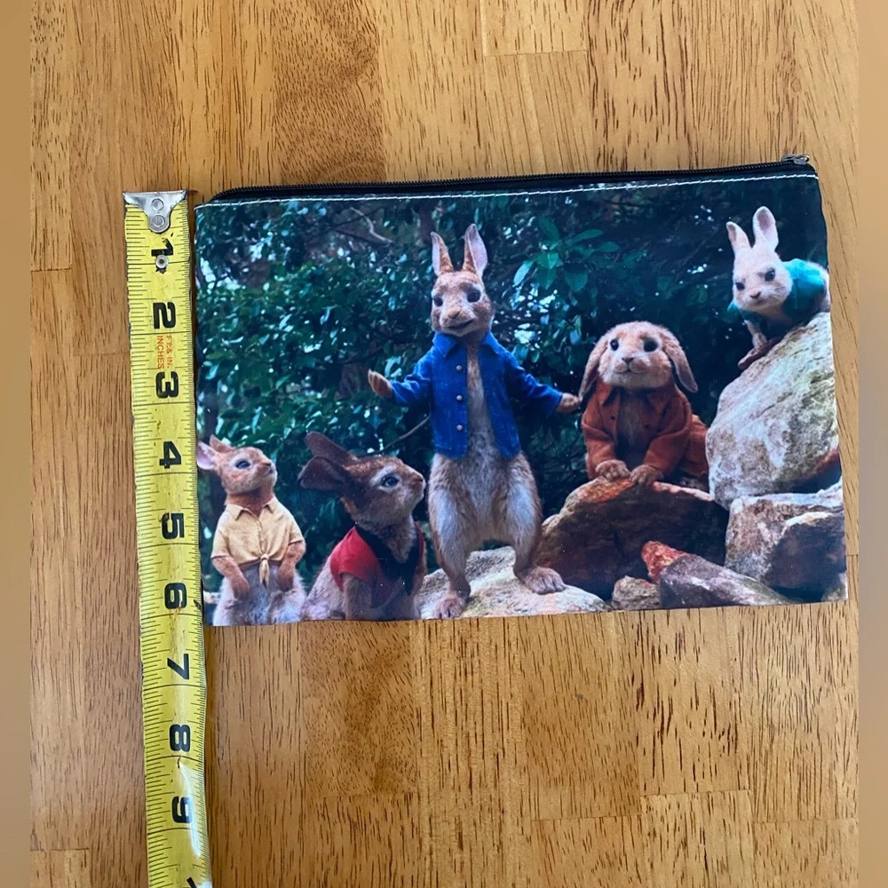 Cosmetic Bag Rabit Design Easter Diabetic Kit Bag Dog Walker Bag (NWOT) - Picture 5 of 6